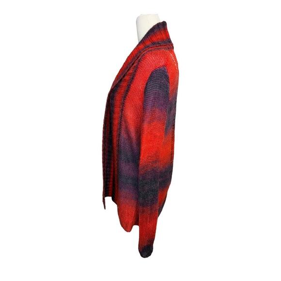 Fox‎ Racing Women's Glimmer Cardigan Sweater Red Size Small Open Front - Picture 2 of 6